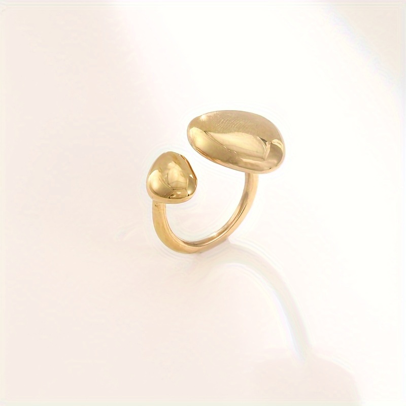 Titanium Steel Fashionable Open Ring for Women