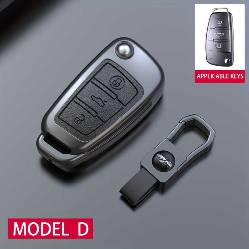 Image of Alloy Metal Keycase For A1 A3 A4 A5 A6 C7 A7 S3 S7 S8 R8 Q2 Q3 Q5 Q7 Q8 Sq5 C5 C6 Tt Rs3 Rs6 Durable Car Key Accessories