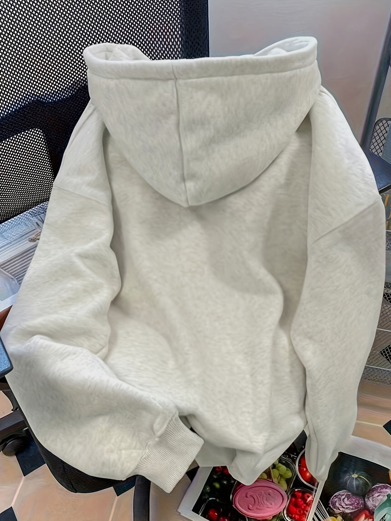 Women's Fleece Lined Hooded Zip-Up Sweatshirt Jacket