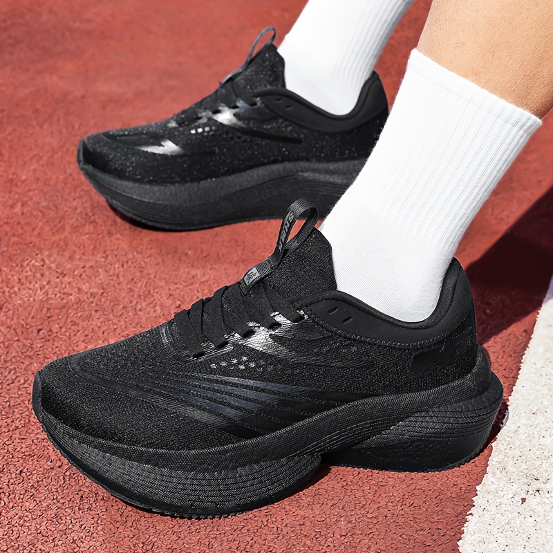 Lei Li Plaid | Flagship Platform Carbon Plate Racing Training Running Shoes for Men, Shock-Absorbing Rebound Sneakers