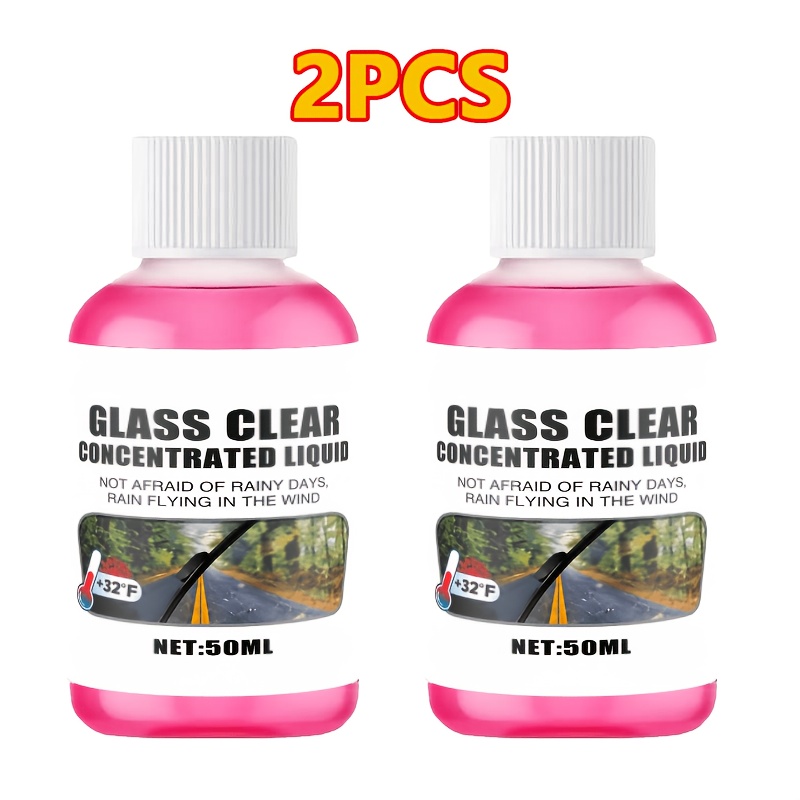 Image of 2pcs Nano Glass Anti-rain Agent, Anti-rain And Spray For Car Glass, Helmet, Windshield And Interior Glass