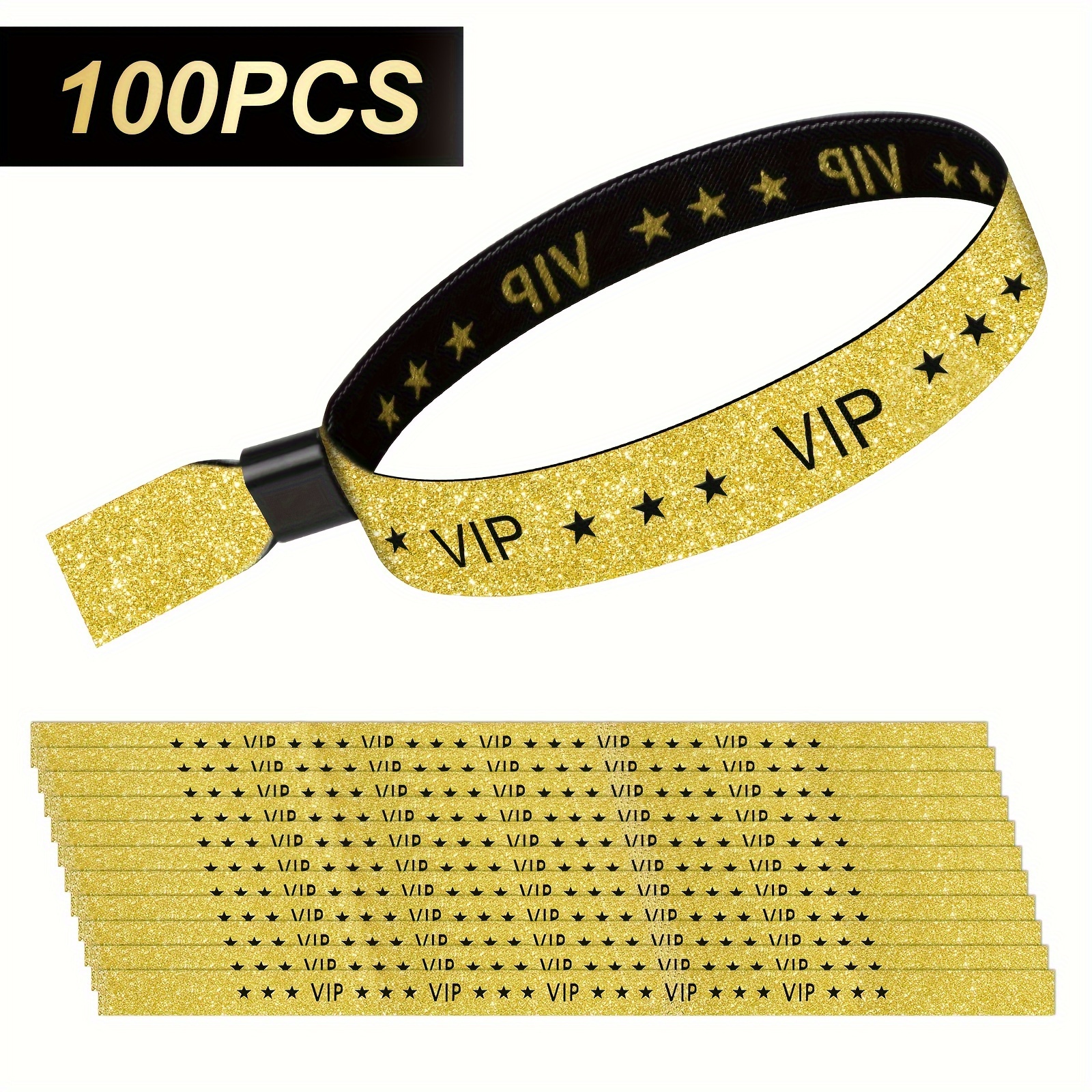 

100pcs Vip Wristbands For Events - , & Supplies