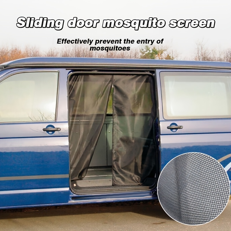Image of Magnetic Insect Screen Net For Sliding Doors Of For Vw T5 And Campers, Designed To Mosquitoes And Flies