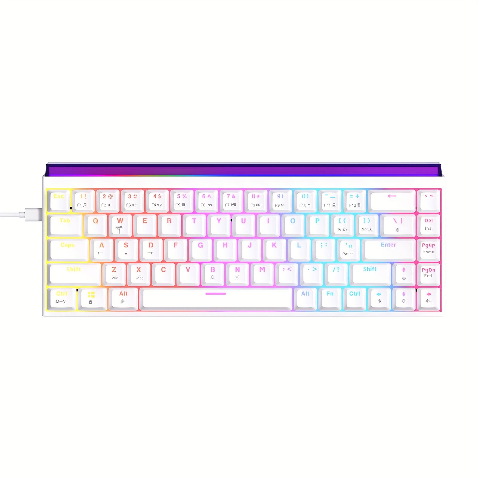 nk68 68 layout a wired mechanical keyboard featuring - Temu