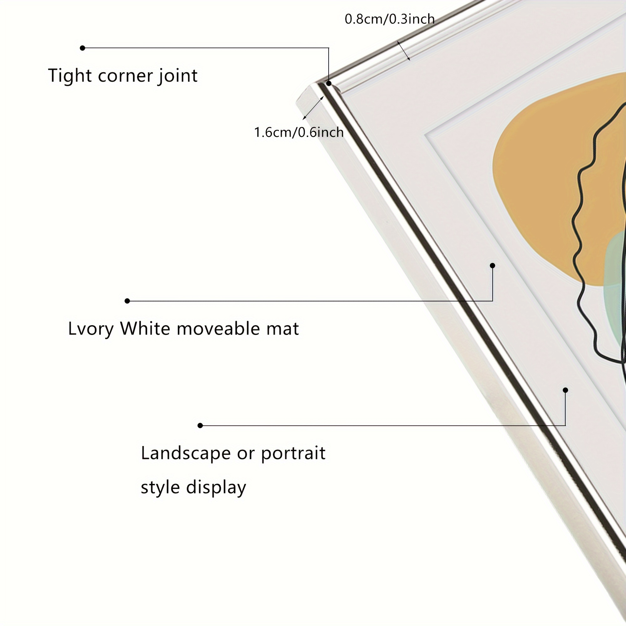 Classic Aluminum Photo Frames Square Wall Tabletop Picture Temu