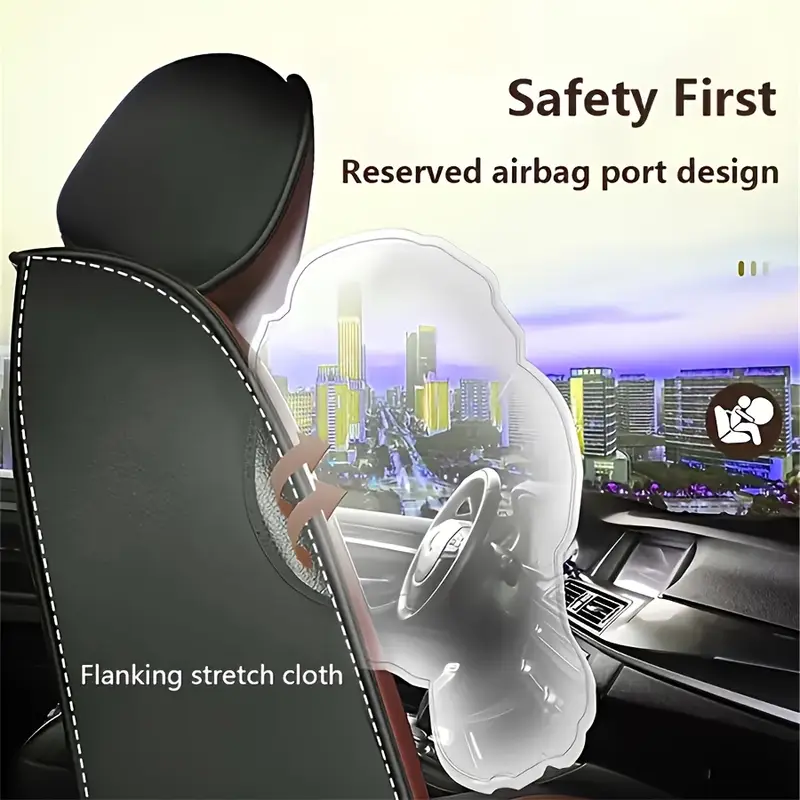 1pc 2pcs luxury pu leather car seat covers   protection pad for sedans suvs pickup trucks durable comfortable stylish red   fit vehicle accessory pickup truck accessory   accessory durable seat cover Product details 0