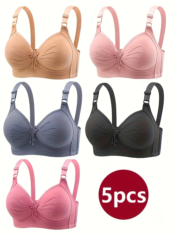 5pcs elegant seamless push up bras for women details 1