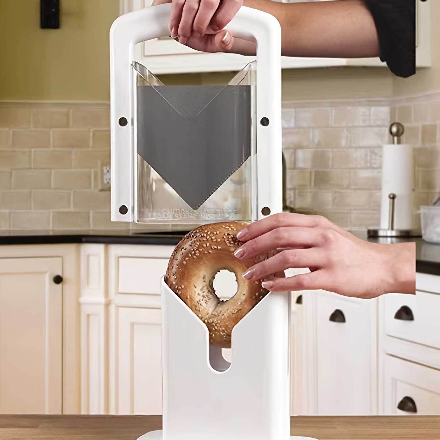  slicer manual bread cutter abs material no battery required kitchen gadget tool ideal gift for details 2