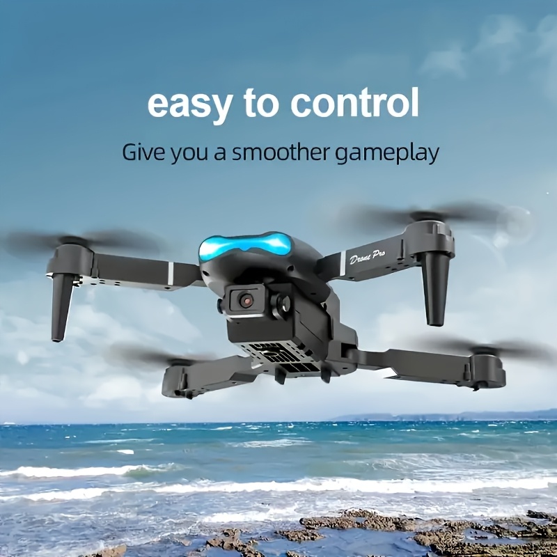popular e99 pro folding   with   hold   flight easy to   suitable for beginners and aerial photography enthusiasts features wi fi function   hovering indoor outdoor foldable   visual positioning auto return mobile app control perfect gift for men on christmas halloween thanksgiving details 4
