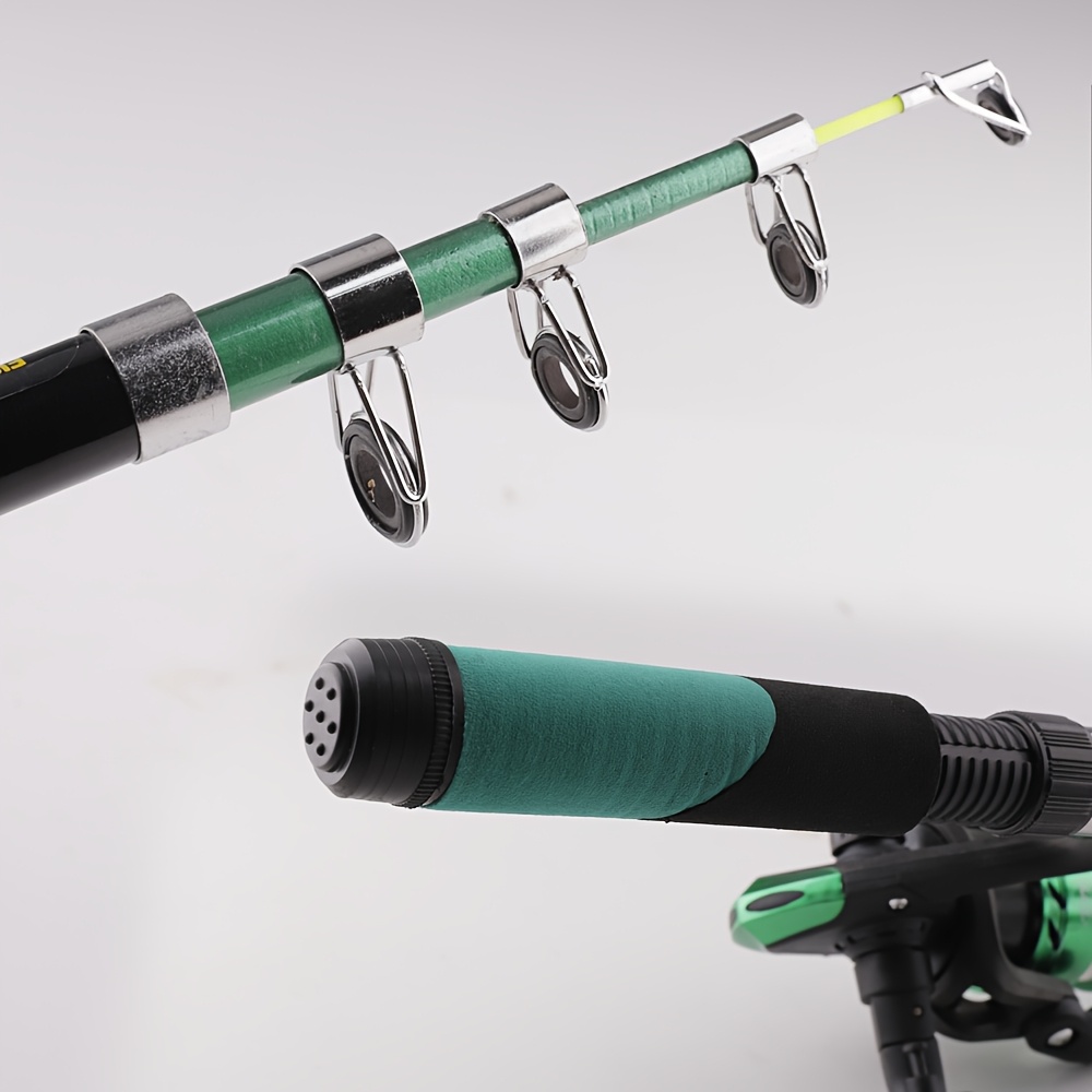 fishing rod combo set 1 8m 5 91ft 1 pc collapsible spinning - Temu Bahrain