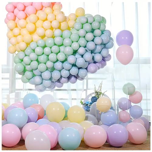 55-teiliges macaron-ballon-set in gemischten farben, für geburtstage, hochzeiten, valentinstag, thanksgiving, muttertag, halloween, weihnachten, neujahr, schulanfangsfeiern, abschlusssaison, , ballongestecke ballonpartys