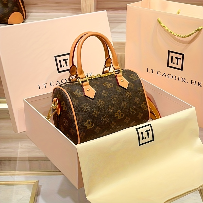 Image of Boston Tote Bag 520 Printed Pillow Bag For Women, 2025 New Mini Crossbody Small Bag, For Work And Commuting, Fashionable Women's Shoulder Bag