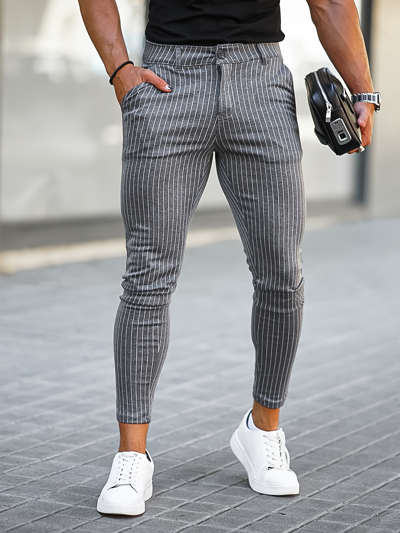 men skinny pants sold on Temu United States