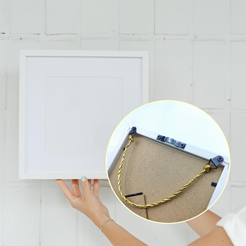 252pcs of picture frame suspension kit, including hooks, screws, and anchors, used for photo display of picture frame decorations