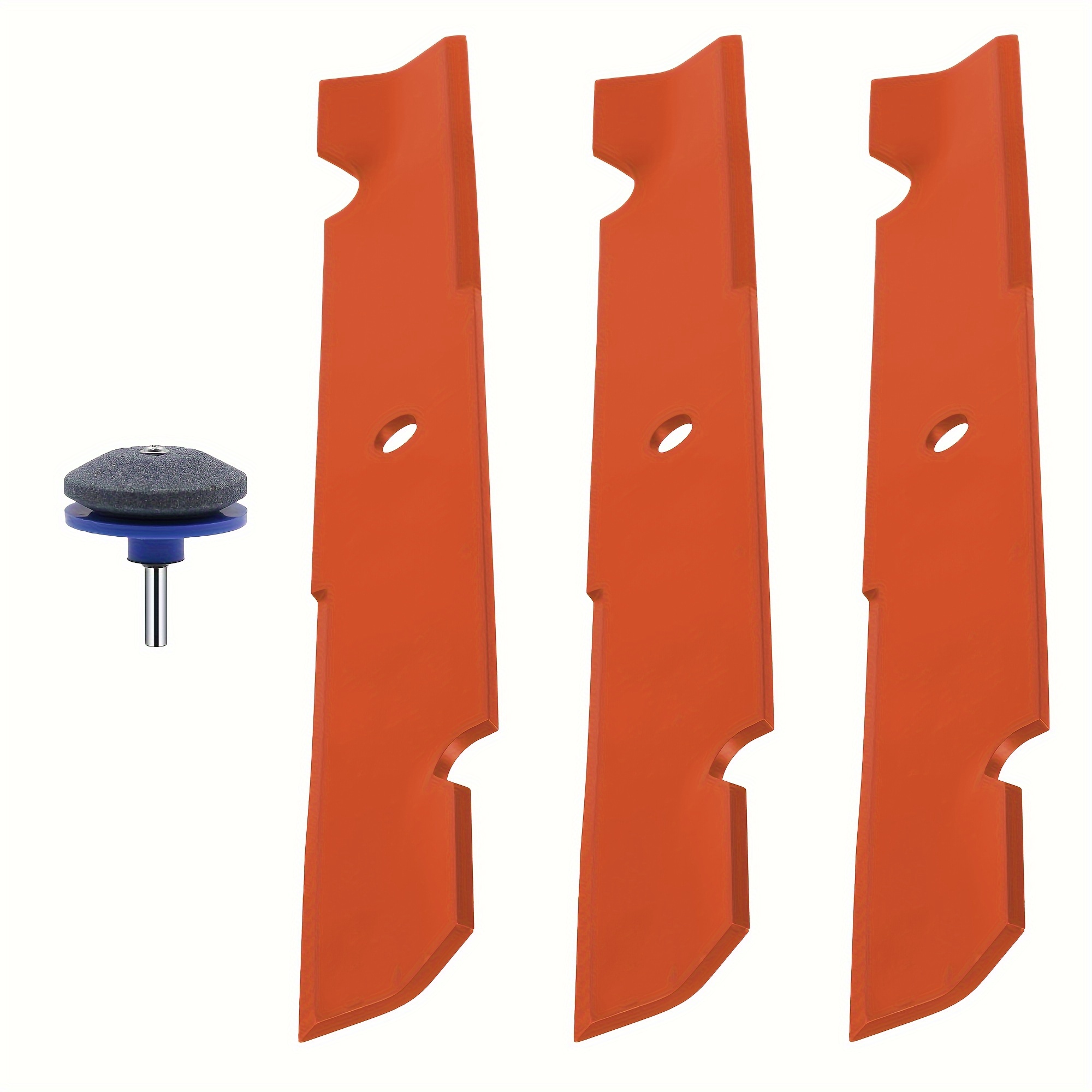 

3 Blade Set No. 038-0005-00 Lawn Mower Parts-mulching Blades Compatible With/replacement For 54" Cut Mowers, Replaces Oem No. 038-0005-00, Lawnmower Blade Sharpener.