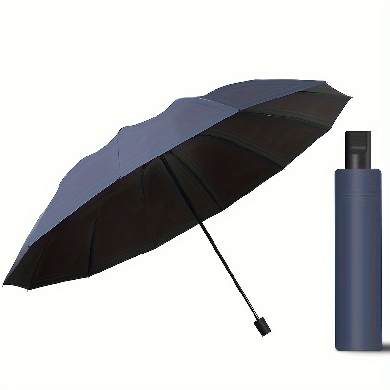 TEMU -large Folding Durable Windproof With Sun , Waterproof Durable Gear For Commuting & , Travel -on