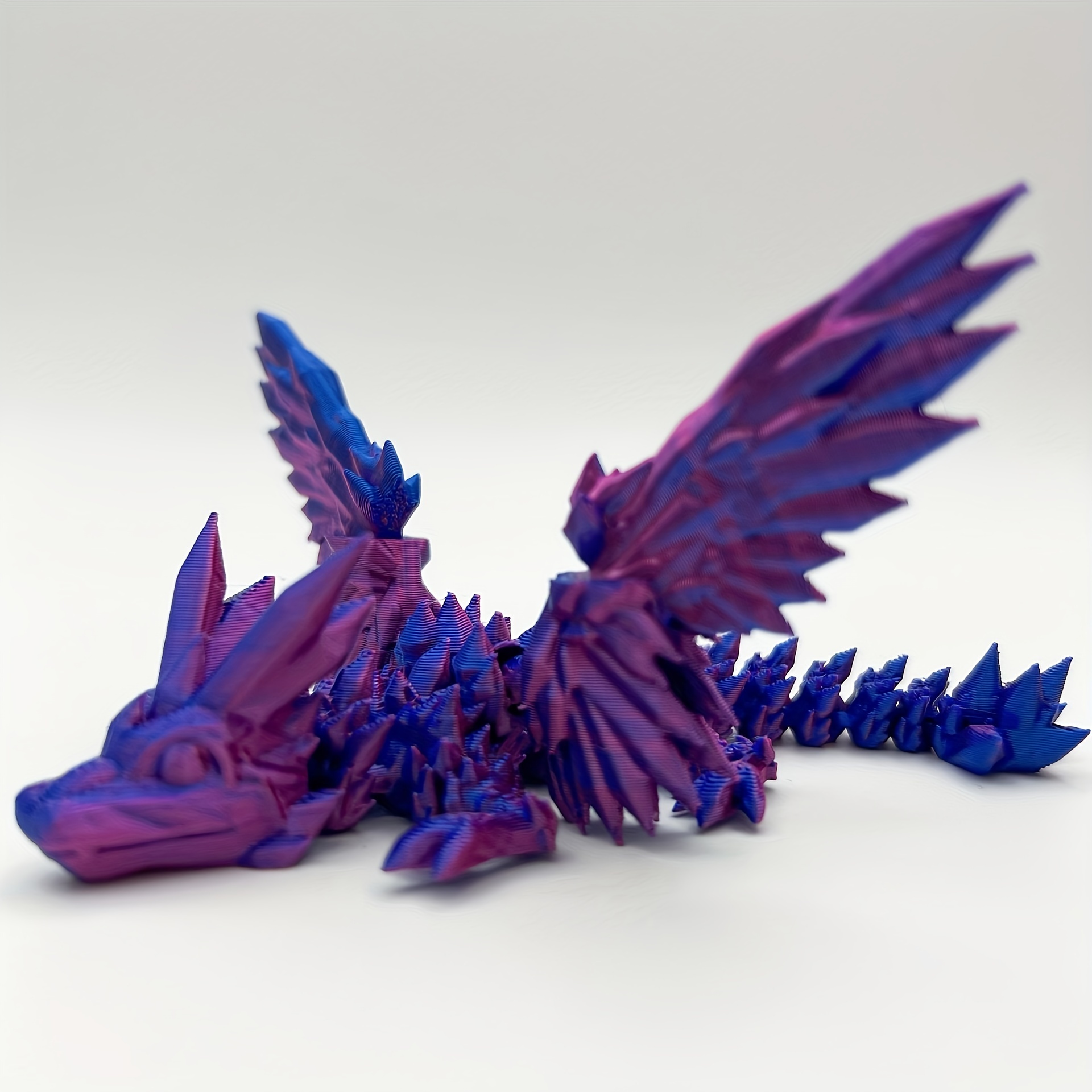 3d Printed Crystal Gem Dragon Pterosaur Model Articulated - Temu