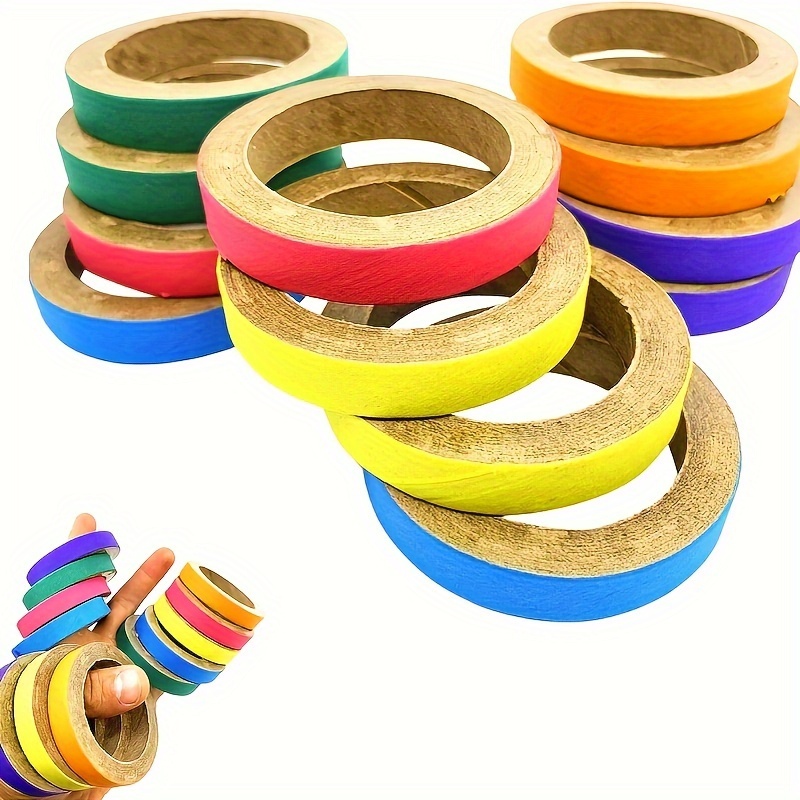 5-pack Parrot Toys, Bird Toys, Colorful Chewable Paper Rings For Parrots, Random Colors