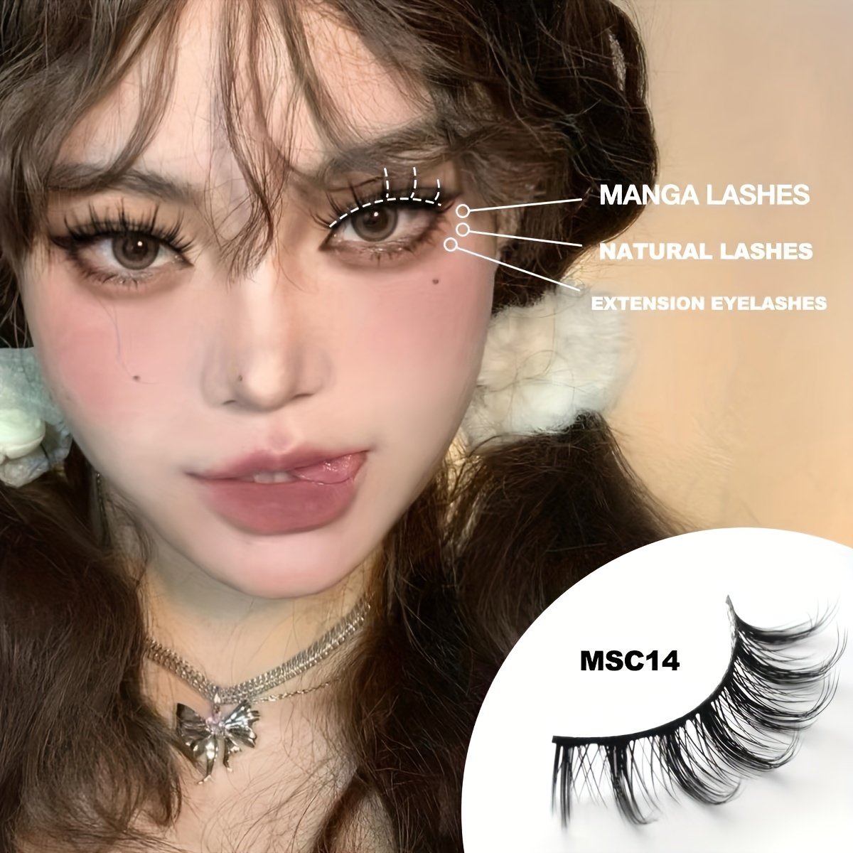 

10 Pairs Deluxe C False Eyelashes - Multi-length Manga & Cosplay Lashes Set, Formaldehyde-free Natural-to-bold Fake Lashes Pair