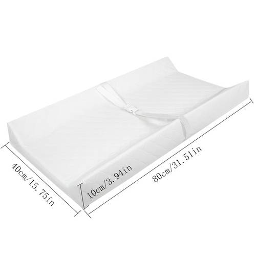 baby changing mat standard size 16 x 31 breathable quilted infant changing pad portable washable diaper changer for newborns suitable for home and travel use ideal as a baby shower gift
