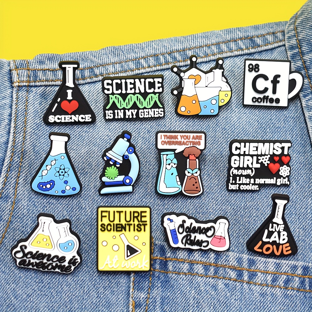 science pins sold on Temu Australia