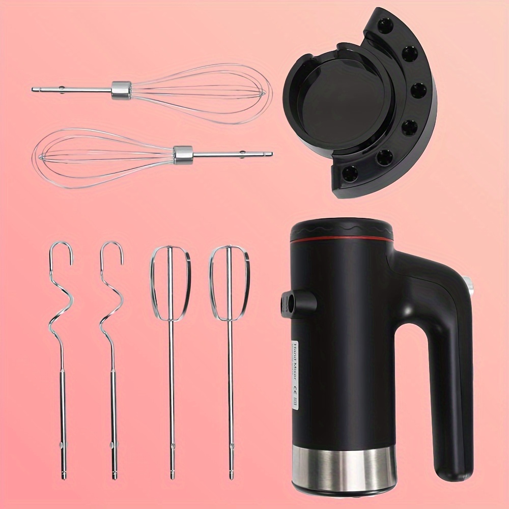 

1 Set, Electric Egg Beater, High-power 400w Electric Hand Mixer, Baking Beater With Multiple Attachments, Durable Plastic, Perfect For Whipping Eggs And Baking Cakes