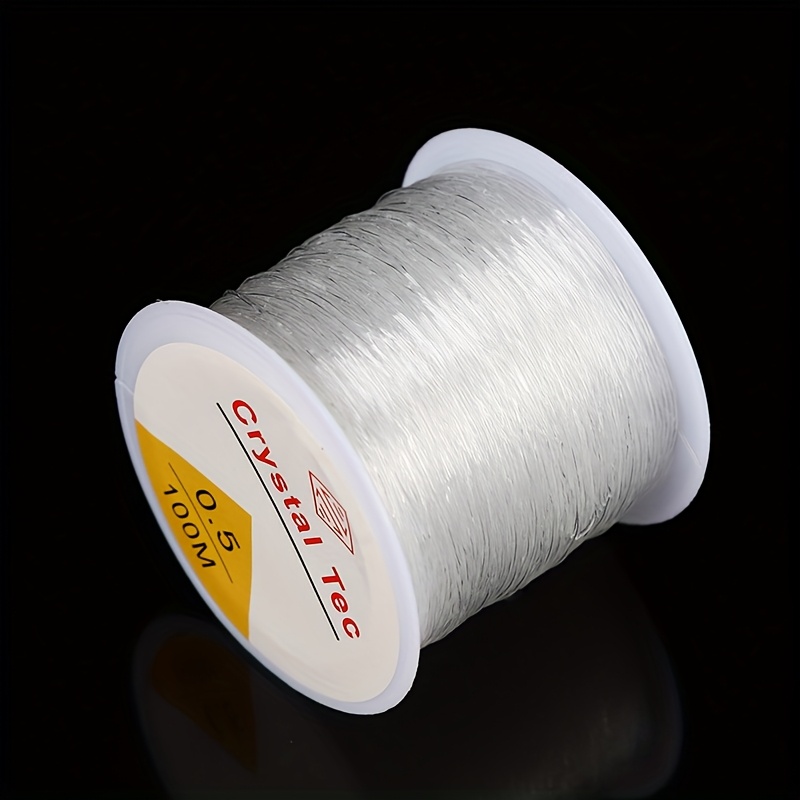 0.4-1.5MM Transparent Round Elastic Cord for Bracelet Necklace