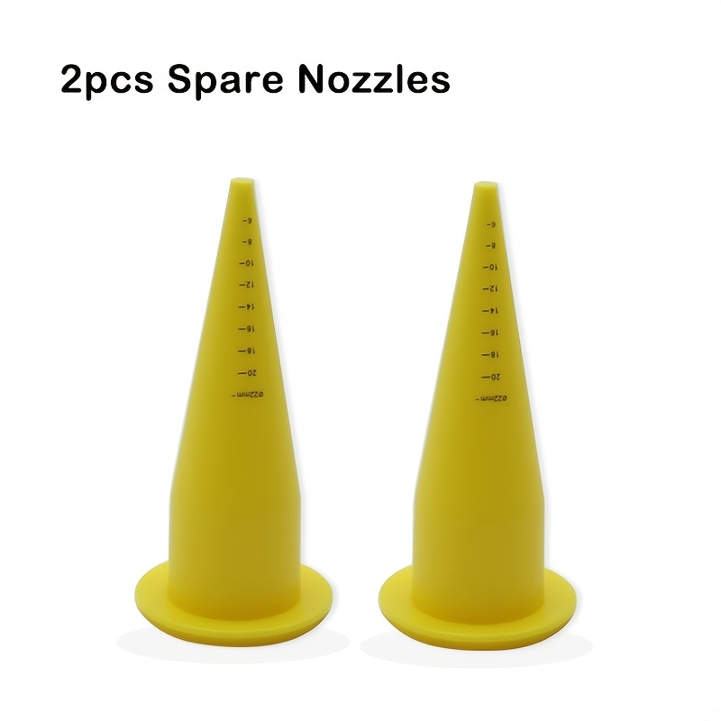 TEMU 2pcs Carp Fishing Tool Pop Up Boilie Gun Spare Nozzles For Carp Fishing Bait Making Carp Bait Tool Carp Fishing Lure Additions