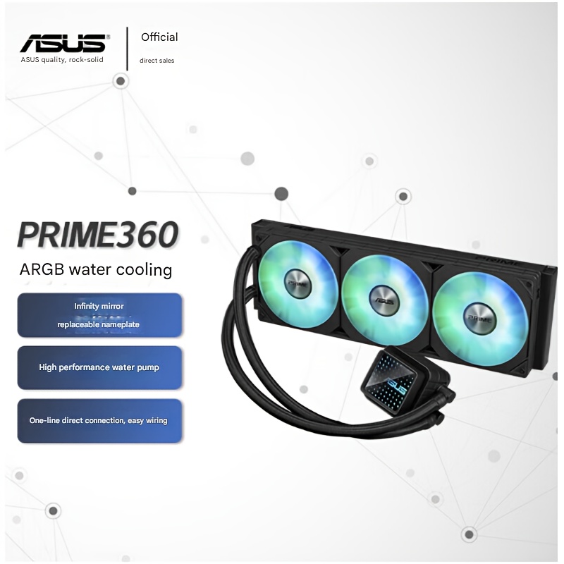   LC 360 ARGB   Liquid Cooler PRIME360, Gaming  , Desktop Cooling, Compact Cooler, Rgb Lighting, Liquid Cooling, Advanced Cooling,   Cooler, Aio Liquid Cooler, Tech Professionals,  