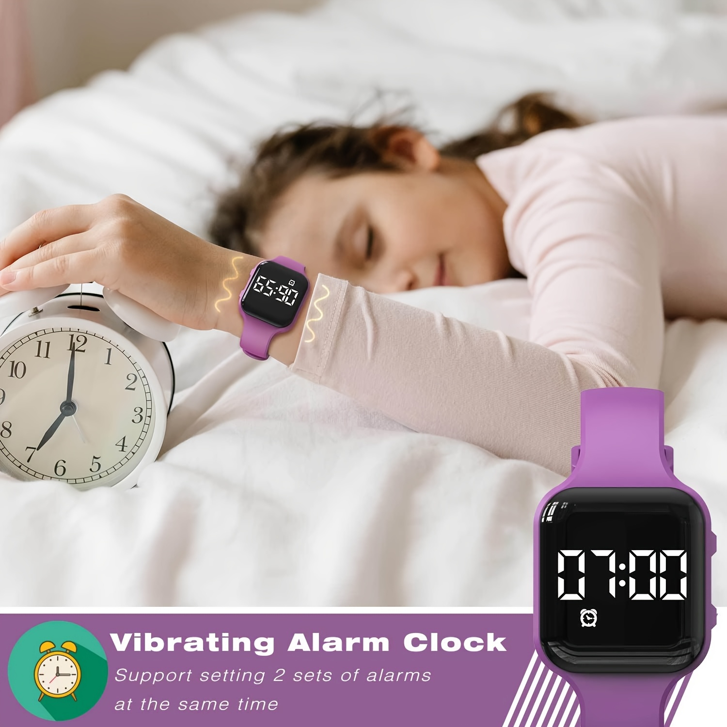 wristwatch led digital pedometer activity watch