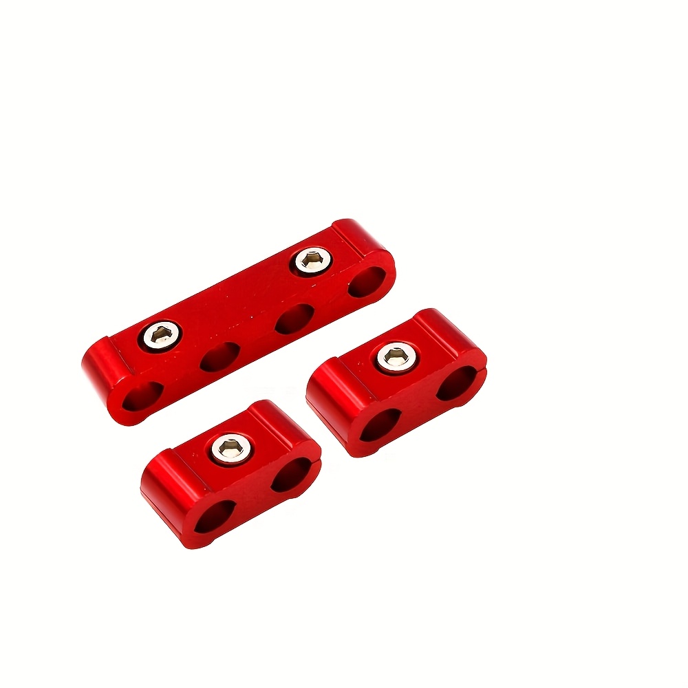 E-shop 1 Satz Motor Zündkerzenkabel Trenner Set, Zündkerzenkabel Halter Klemme mit Sechskantschlüssel, Zündanlage Zündkerzen Kabelbaum Trenner für 8mm