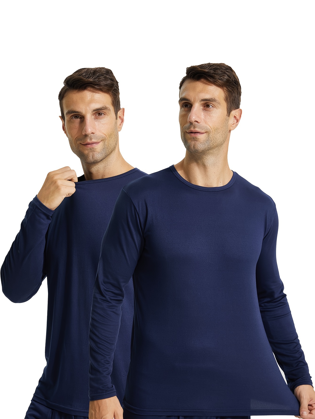 2 Unidades Camisas Térmicas Hombre Camiseta Interior Térmica - Temu Spain