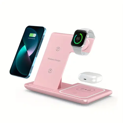 fast charging station 3 in 1 15w foldable wireless charger stand for iphone 16 15 14 11 x 8 pro max pro for iwatch ultra10 6 5 se for 3 2 pro multiple devices dual coils designed for iphone