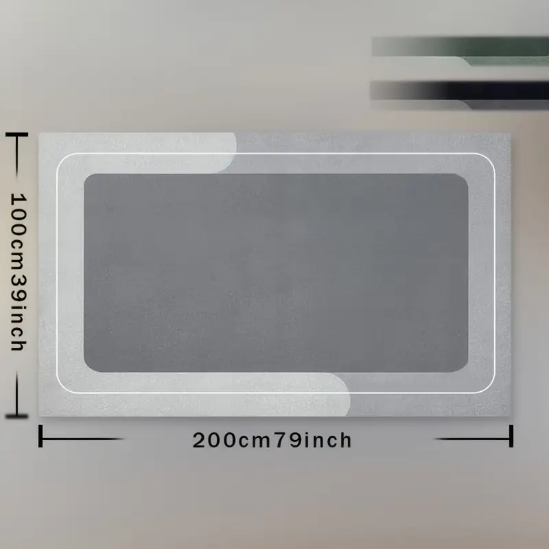 1pc absorbent quick dry anti slip mud bath mat with soft polyester top aceous earth backing stylish design large size for bathroom kitchen balcony bedroom easy clean durable floor kitchen decor modern decor item bathroom mat Product details 2