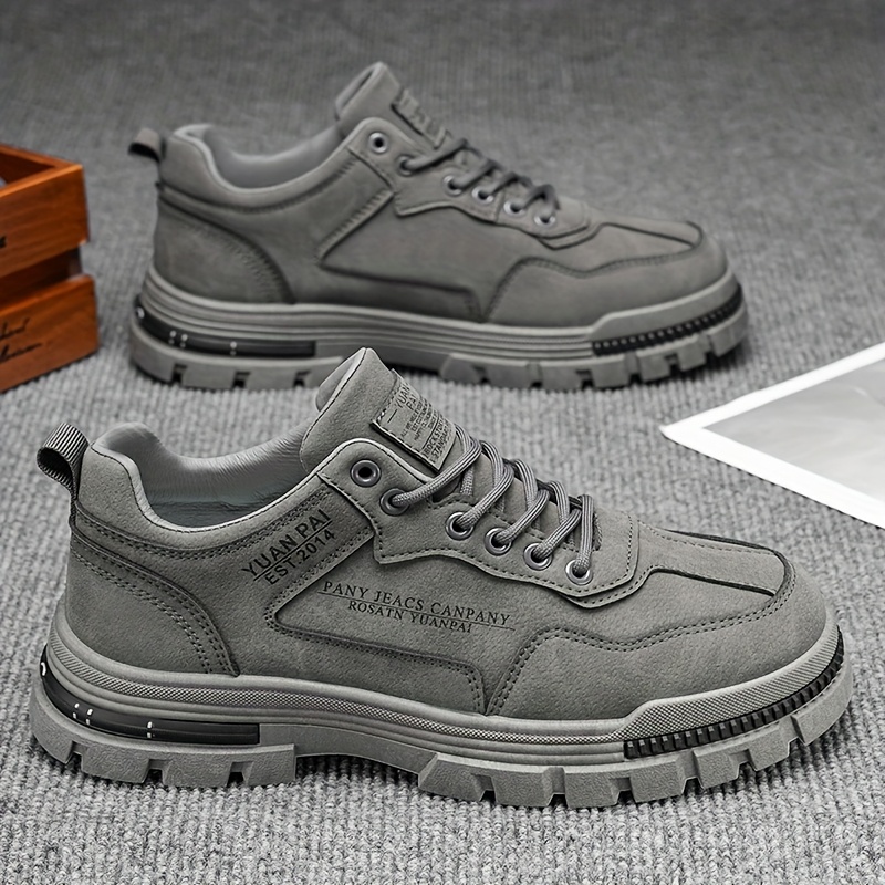 TEMU Low-top Autumn/winter Men's Outdoor Hiking Shoes, Fashion Casual Sports Lace-up Sneakers, Hiking Shoes For Men, Hiking Boots, Hiking Shoes Men,