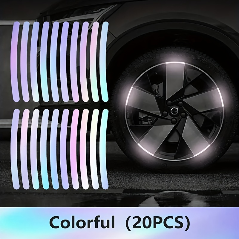 20pcs Wheel Enhance Visibility and Safety at Night