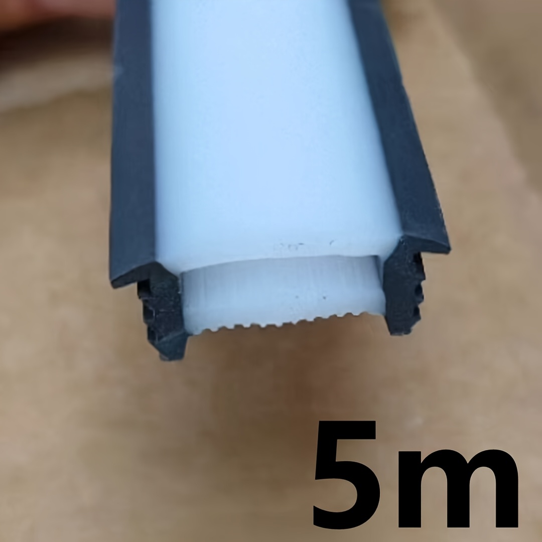 TEMU Cache de bande lumineuse à diffuseur LED flexible en pliable 5/10 - Encastré, convient aux bandes lumineuses de 6mm à 10mm de large, aucun