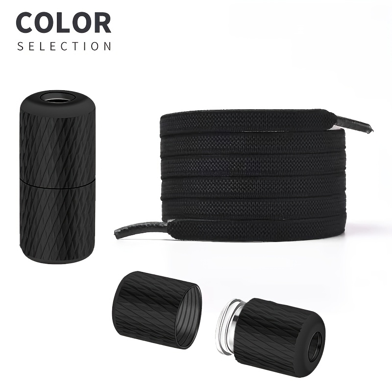 Sneaker Shoelaces, Casual No-tie Shoelaces For Men And Women, Elastic Flat Round Shoelace Buckles, No-tie Fastening Solution