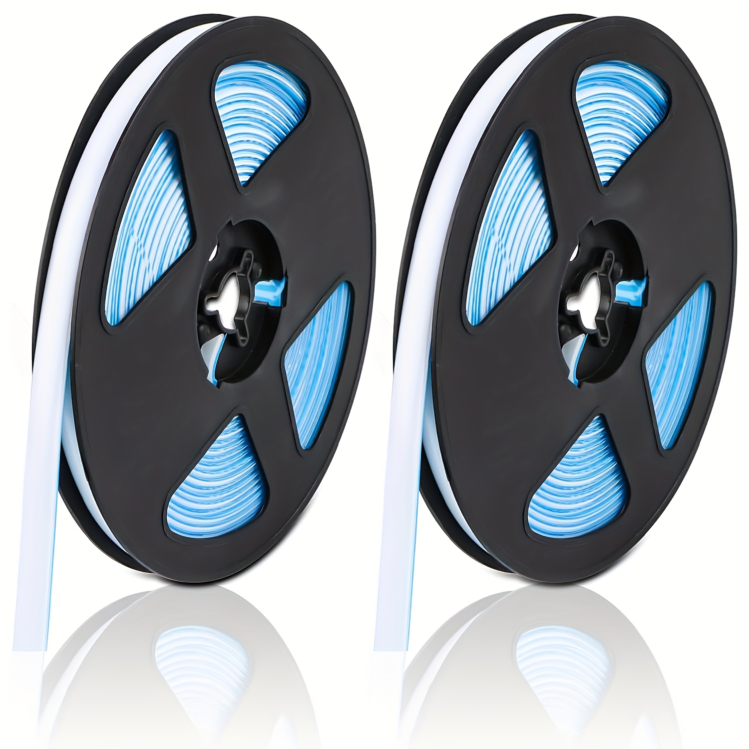 TEMU 2pcs Upgraded Self-adhesive Corner Tape - No Glue Required, Durable Plastic Edge Protector For Tile And Floor Protection, Corner Protector For