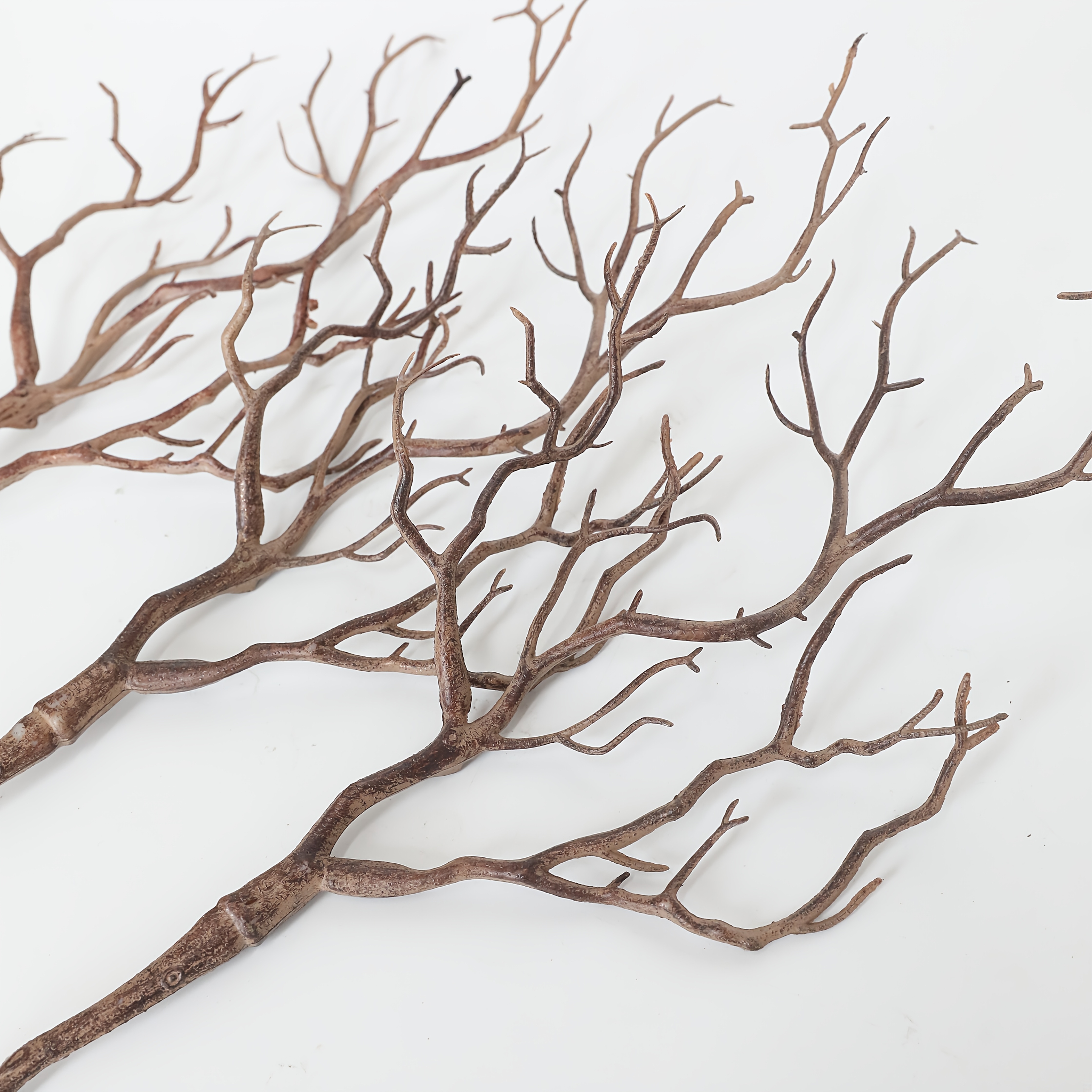 3pcs Artificial Small Branches, Tree Forks, Decorative Greenery For Living Room, Garden Party, And Easter Décor – Landscaping And Christmas Ornaments
