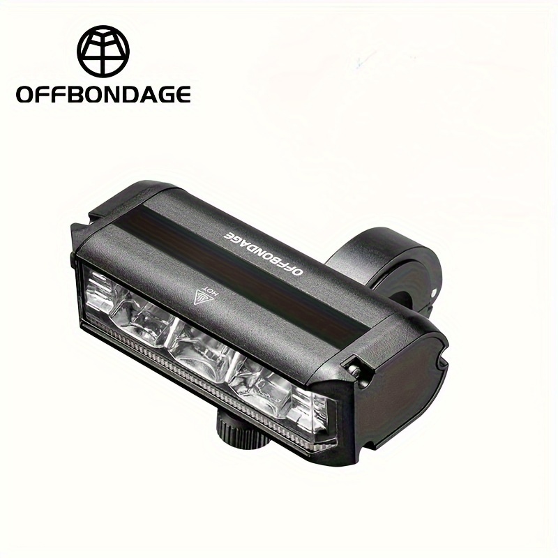 TEMU OFFBONDAGE Lampe Vélo 4000mAh USB Rechargeable pour MTB et Route