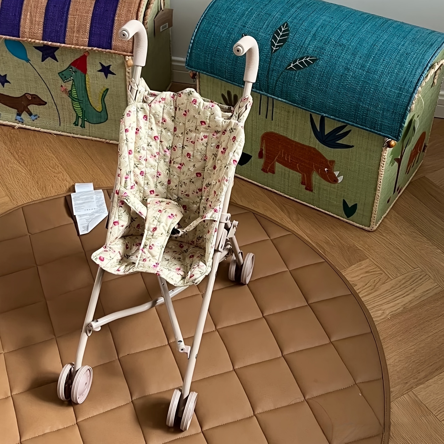 1 cute doll stroller storage bag foldable toy stroller - Temu Germany