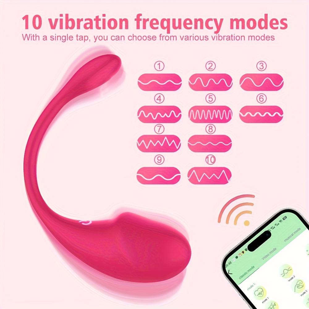 Vibration Love Egg - APP Wireless Control G Spot Vibrating Vaginal Stimulator Wearable Sex Toys For Adult Women