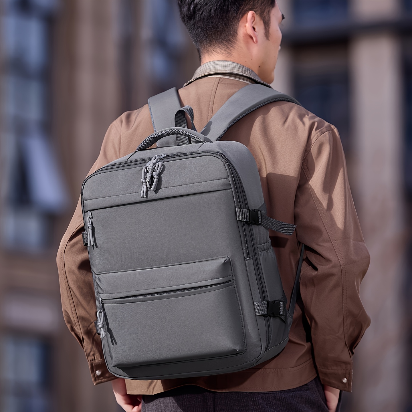 1pc Laptop Backpack for Men & Women, Large Capacity