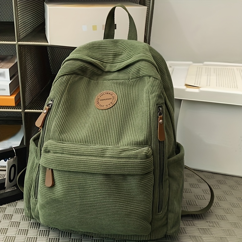 E-shop Cord Rucksack | Großer Multi-Pocket Freizeitrucksack mit viel Stauraum, und vielseitig für Sport, Reisen, Pendeln, Laptop- und Buchaufbewahrung,