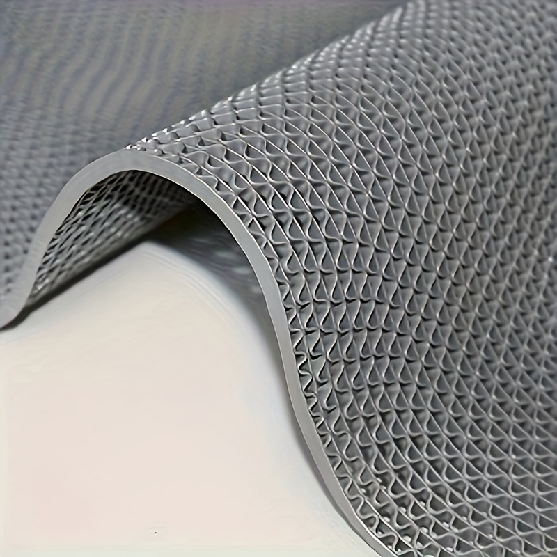 1pc 4 5mm thin pvc anti slip pad hollow non slip drainage mat for bathroom and kitchen machine made hand wash only rectangular shape high absorbency mat modern bath mat pvc construction bathroom mat Product details 3