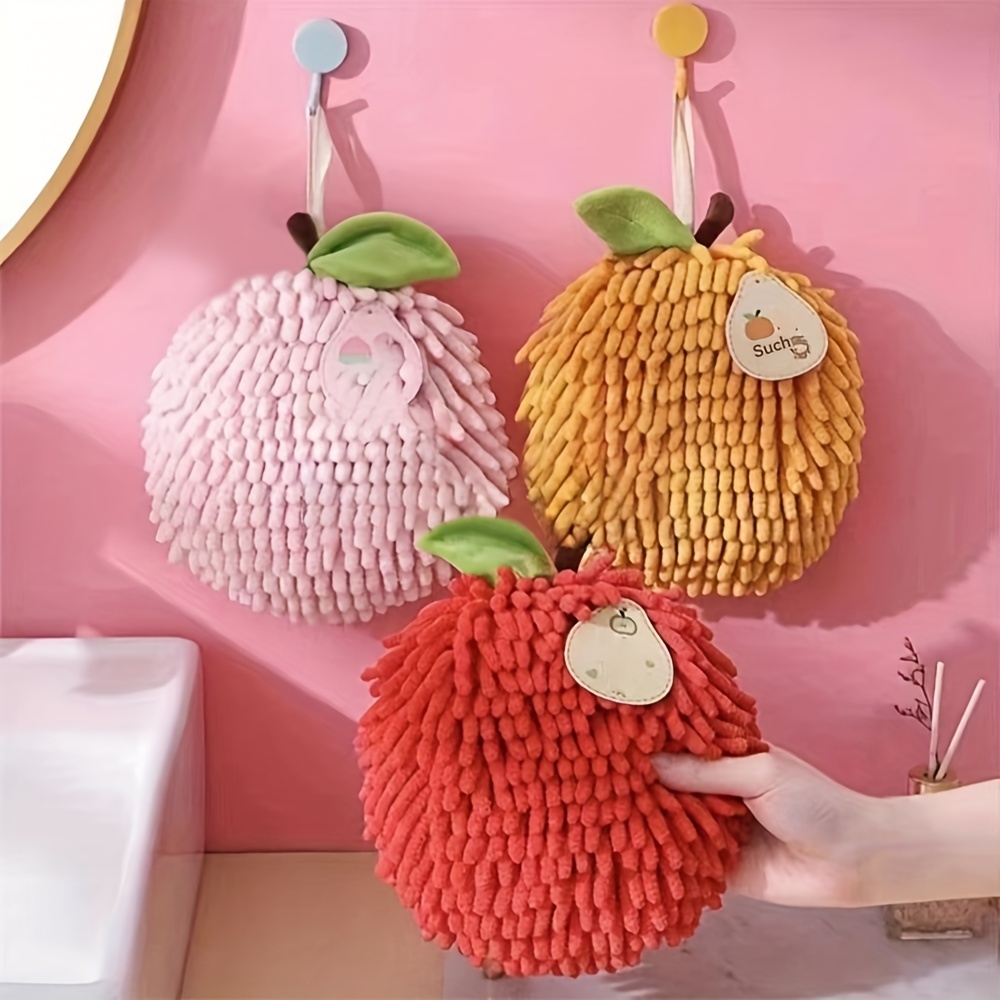 

Fruity Velvet Hand Towels: Soft, Absorbent, And Decorative For Your Kitchen Or Bathroom