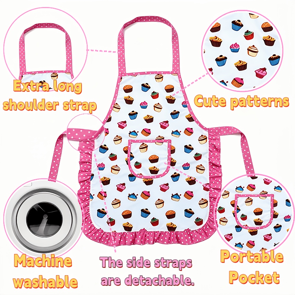Pretend Kitchen Toys, Cooking And Baking Chef Game Apron Sets