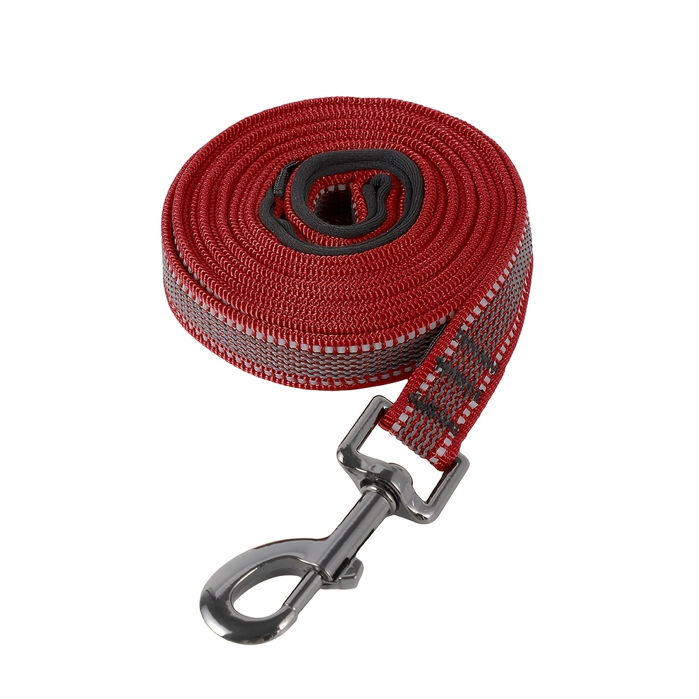 Double-Sided Reflective Dog Leash with Padded Handle, Heavy Duty
