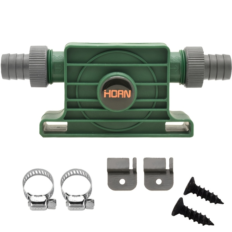 TEMU Pompe de perceuse électrique portable, pompe à eau et huile diesel, mini pompes de transfert de liquide auto-amorçantes à main, bleu/vert, outil